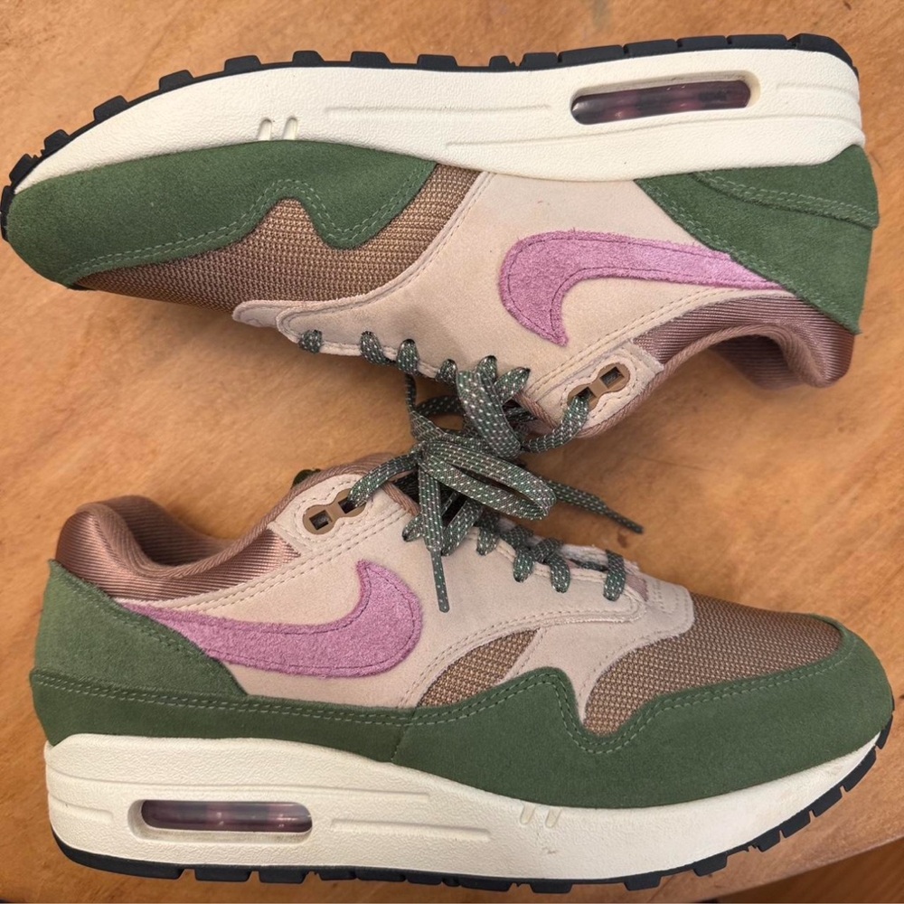 Nike Air Max 1 NH Green and Brown Sneakers